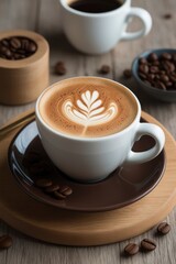 Fototapeta premium cappuccino BACKGROUND