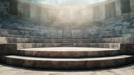 Fototapeta premium Empty podium for products