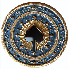 Obraz premium An exquisite casino poker chip