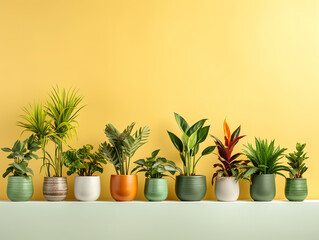 Fototapeta premium Attractive Gardening concept with plants
