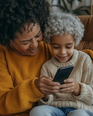 Fototapeta premium Joyful Moments of Family Connection Across Generations