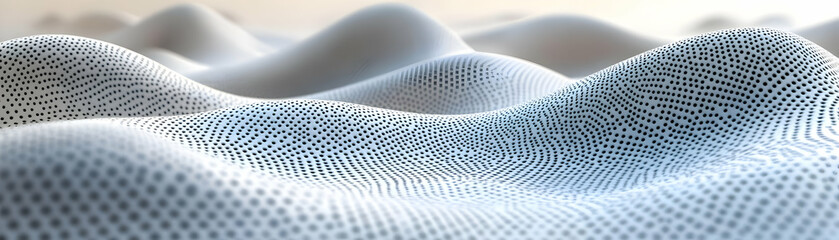 Futuristic Supportive Workspace Macro Close-Up Soft Digital Art Background