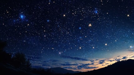 Fototapeta premium Celestial Symphony. A mesmerizing blend of celestial elements
