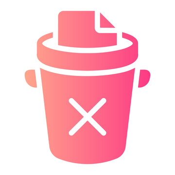 trash Gradient icon