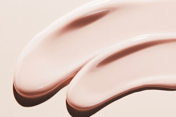 Fototapeta premium Minimalistic Elegance: Nude Nail Polish Texture for Beauty Design Projects