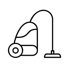 Vacuum cleaner line icon