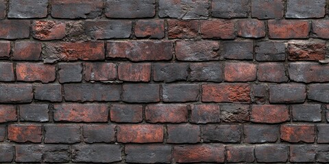 Obraz premium Old brick wall texture provides a unique backdrop, perfect for creatives seeking an old brick wall atmosphere in their designs and layouts. Ideal for various design projects featuring an old brick