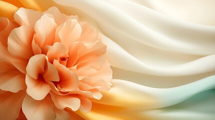 A stunning vintage wallpaper design featuring an intricate botanical flower bunch pattern in vibrant, retro inspired colors that exude a beautiful and whimsical disco vibe.