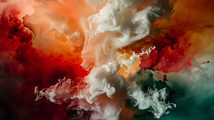 Abstract Fluid Explosion