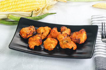 Indian cuisine - Fish Tikka barbecue