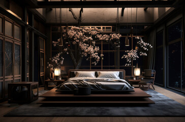Modern Luxury Architecture and Outdoor Living Spaces with Cozy Atmosphere
