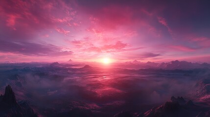 Fototapeta premium The Stunning Sunrise Scenery