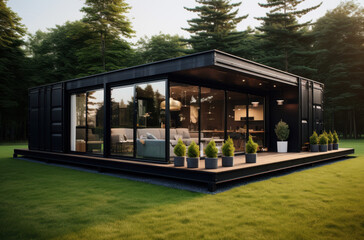 Modern Luxury Architecture and Outdoor Living Spaces with Cozy Atmosphere