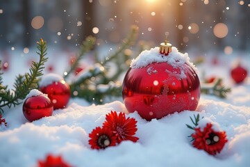 AI il Natale, l'albero e i regali e la famiglia riunita 015