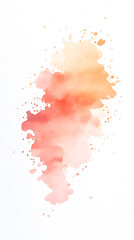 Fototapeta premium Watercolor abstract background. Hand drawn watercolor splash