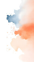 Obraz premium Watercolor abstract background. Hand drawn watercolor splash