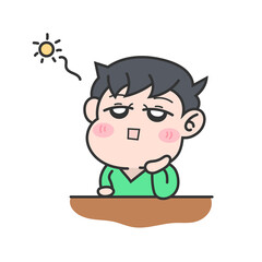 ボーっとしてる男の子