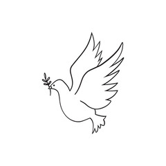 Fototapeta premium dove and peace