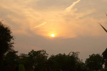 Fototapeta premium airplane smoke