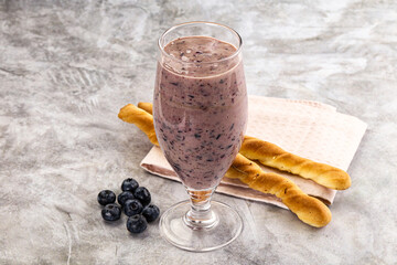 Blueberry milkshake sweet dessert drink
