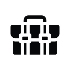 Fototapeta premium briefcase icon. vector glyph icon for your website, mobile, presentation, and logo design.