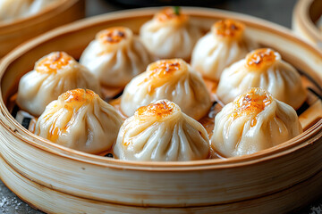 Chinese Specialty Food Crab Roe Buns