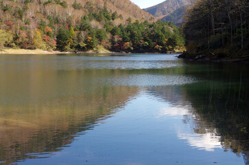 奥日光の秋は美しく優しい。木々は輝き、水は穏やかに、足元では、落ち葉がカサコソと語りかけて来る。決して一人ではない。どこからか囀りが聞こえてくる。優しい日差しが私を暖かく包んでいる。ゆっくりと山道を登っていく。時折、苔の生えた倒木に腰をおろして深々と深呼吸。里山のやさしさ、暖かさは、私の心を癒してくれる。いつまでも此処に留まっていたい気持ちに駆られる。そして、私は暖かいコーヒーを口にした。