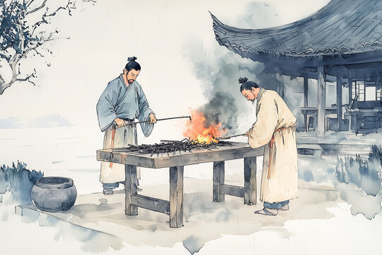 Chinese idiom allusion to striking iron while the iron is hot (idiom); fig. to strike while the iron is hot