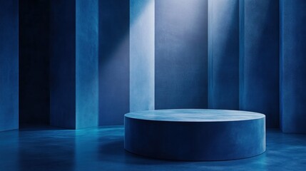 Minimalist Blue Platform