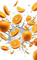 orange juice splash