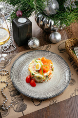 Salad on the New Year's table