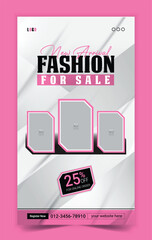 Instagram stories template
