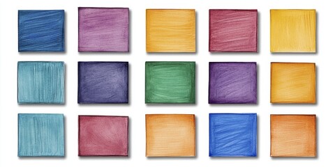 Fototapeta premium Colorful Painted Squares Texture Background | Abstract backgrounds