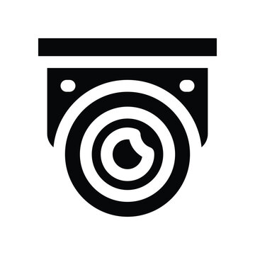 recommend clip art: cctv icon. vector glyph icon for your website, mobile, presentation, and logo design.