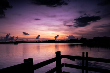 Sunset at beach