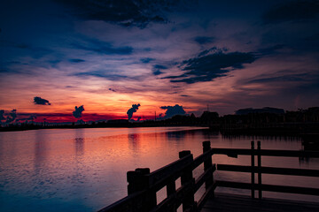 Sunset at beach