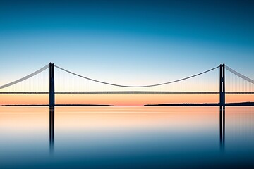 Obraz premium The science behind ultra-durable alloys in bridge construction, merging innovation with structural integrity