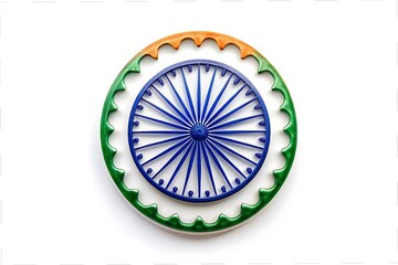 "Happy Indian Republic Day Graphic Elements | Patriotic Design on White Background