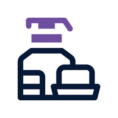 Fototapeta premium soap icon. vector dual tone icon for your website, mobile, presentation, and logo design.