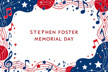 Obraz premium Stephen Foster Memorial Day Celebration - AI Generated Image v.2