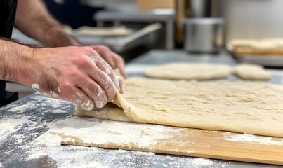 The baking process and the process of preparing your own pastries or bread, Generative AI 