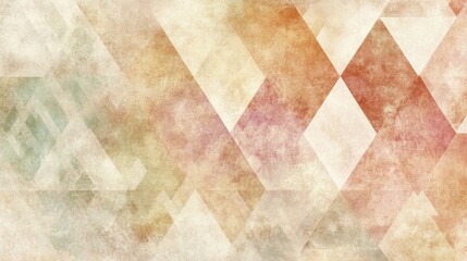 Abstract geometric background with textured triangles and faded colors.