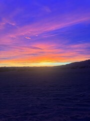 Fototapeta premium sunset over the sand