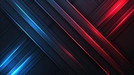 Obraz premium Abstract Red and Blue Diagonal Lines Background