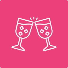 Fototapeta premium Cheers Icon