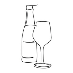 Winter Food Christmas Graphic Design Decoration  Line Art Vector