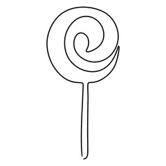 Winter Food Christmas Graphic Design Decoration  Line Art Vector