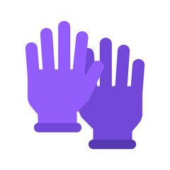 Obraz premium icon gloves of a house cleaning tools