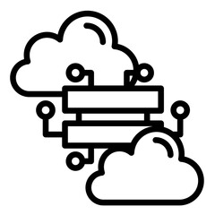 Cloud Server Icon