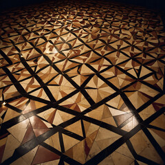 Dreiecke - Dreiecksmotive auf Fußboden